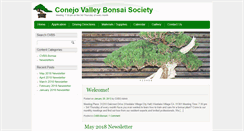 Desktop Screenshot of cvbs-bonsai.org